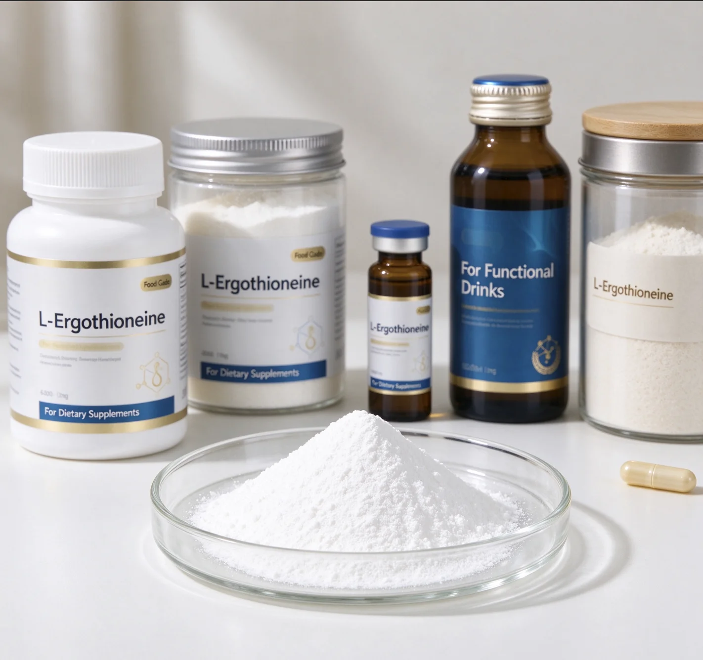L-Ergothioneine, food grade, application illustration