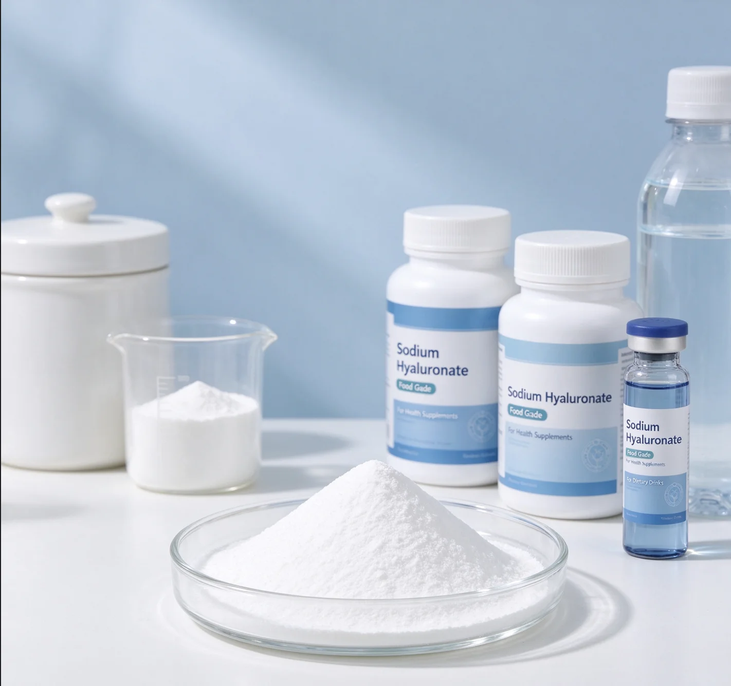 Sodium Hyaluronate, food grade, application illustration
